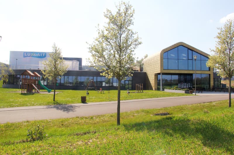 Main entrance, Building